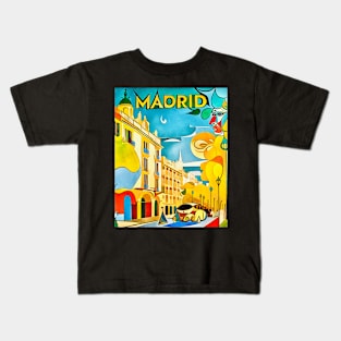 Madrid, globetrotters Kids T-Shirt